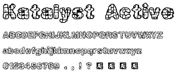 Katalyst active BRK font